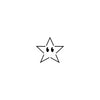 Mario Power Star Tattoo - Semi-Permanent Tattoo