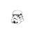 "Star Wars" Stormtrooper Helmet Temporary Tattoo