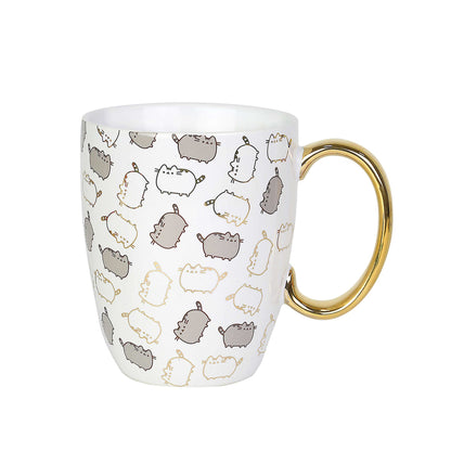 Pusheen Gold Pattern Mug
