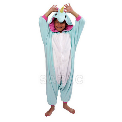 Blue Unicorn Kid Kigurumi, Unicorn Costume for Kids