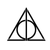 "Harry Potter" Deathly Hallows Symbol Temporary Tattoo