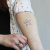 Mario Power Star Tattoo - Semi-Permanent Tattoo