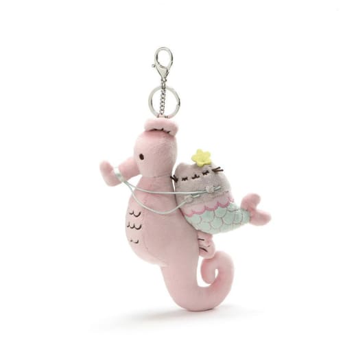 Pusheen Mermaid Seahorse Keychain - Keychain