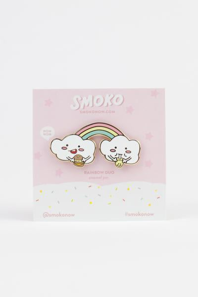 Rainbow Duo Enamel Pin - Kutame