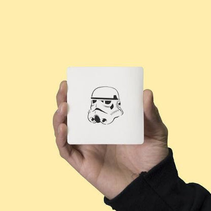 Star Wars Stormtrooper Helmet Tattoo - Semi-Permanent Tattoo