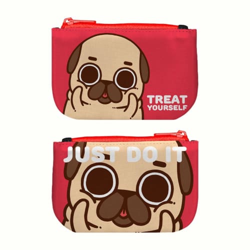 Treat Yourself Puglie Pug Coin Purse - Coin Bag